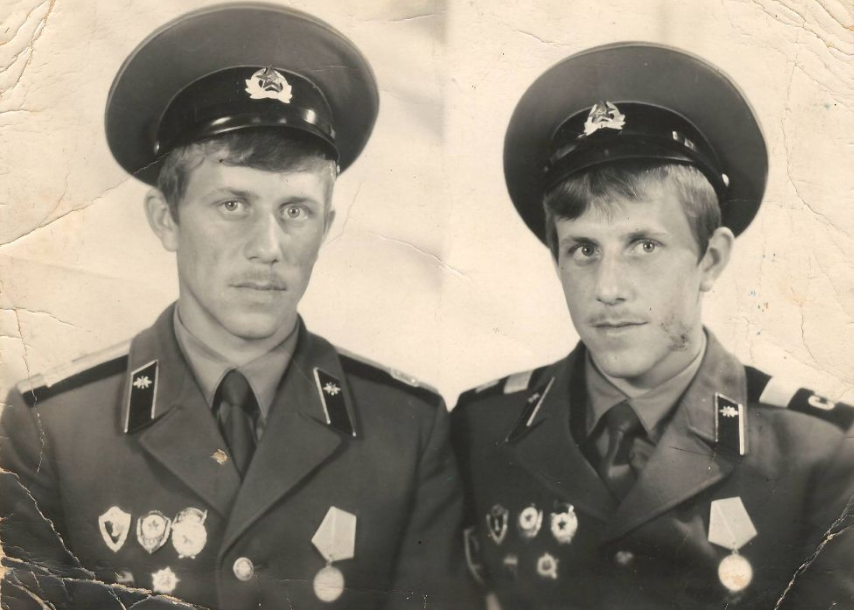 Александр и Сергей Драчевы (1985г).