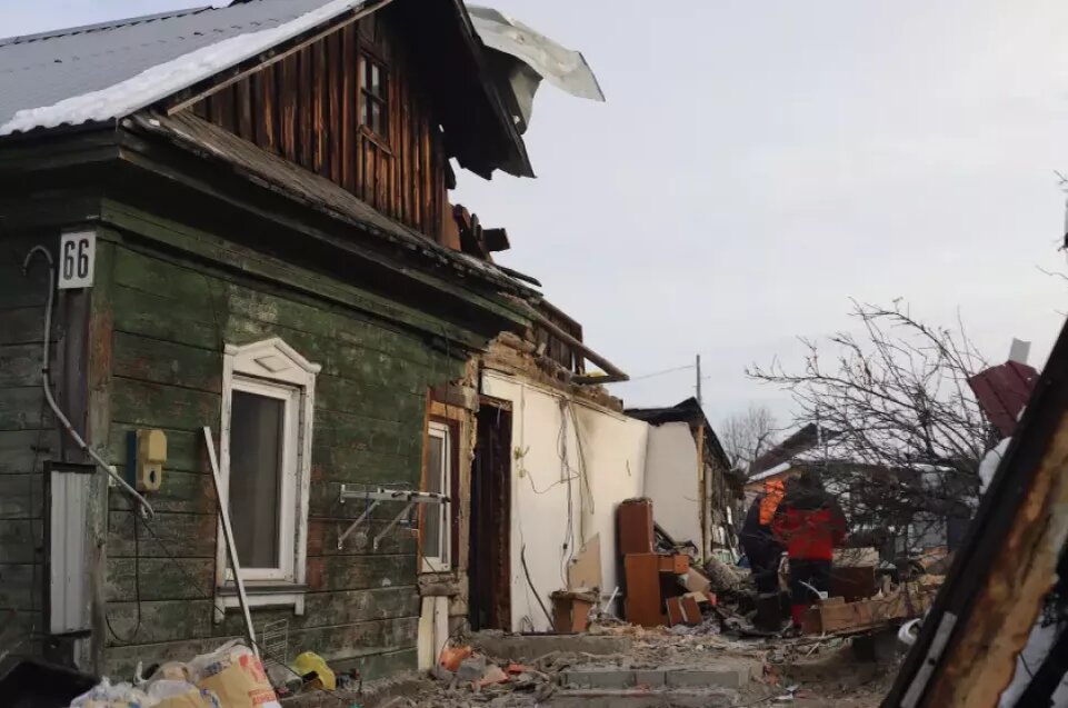    Взрыв газа в Бийске. Источник: "Бийский рабочий"/Сергей Кулыгин