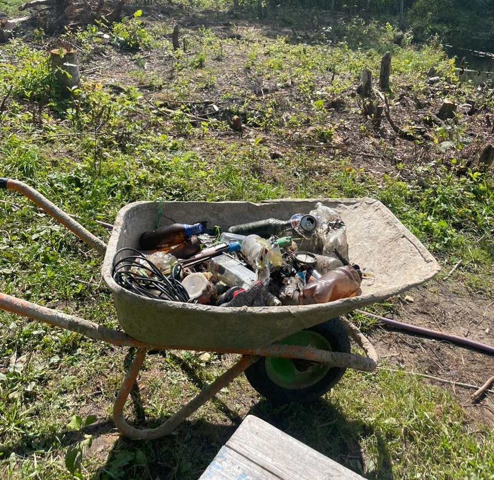 Мусор на участке