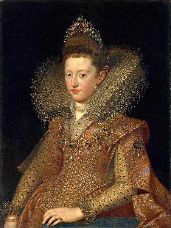 Margarita Gonzaga, future Duchess of Lorraine as depicted in 1606 by Frans Pourbus the Younger