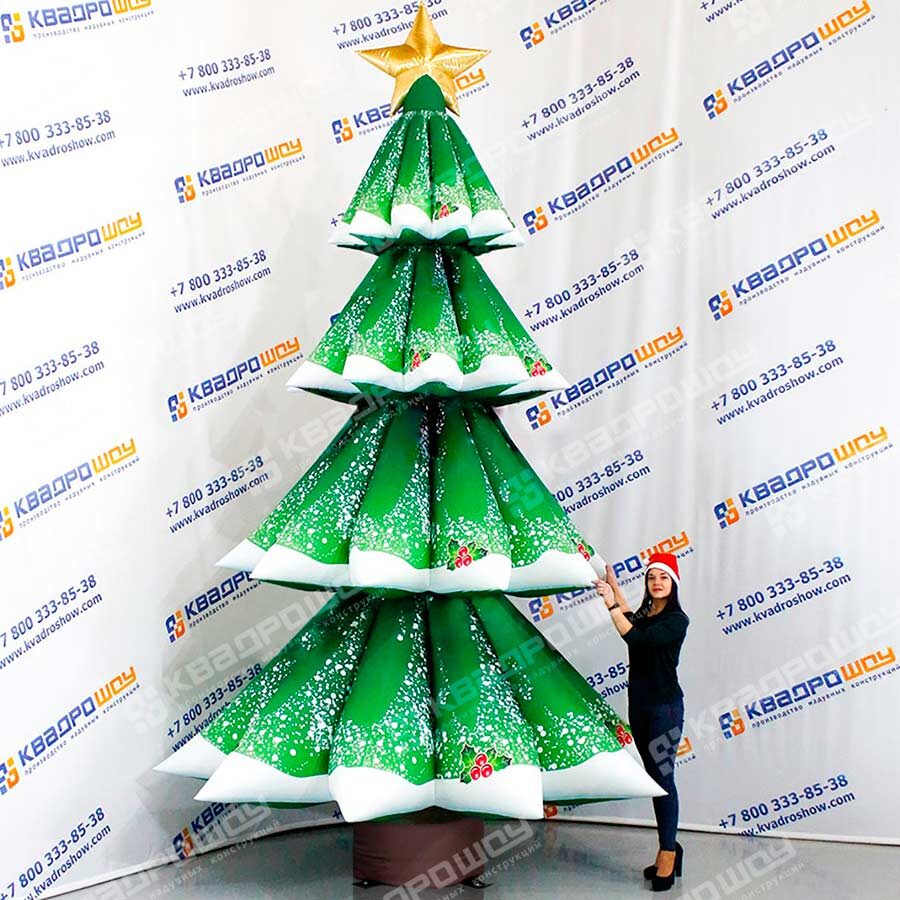 Надувная фигура Елка от компании КвадроШоу