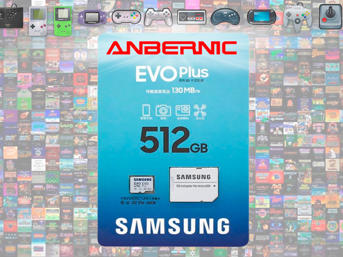 microSDXC Samsung 512gb EVO Plus