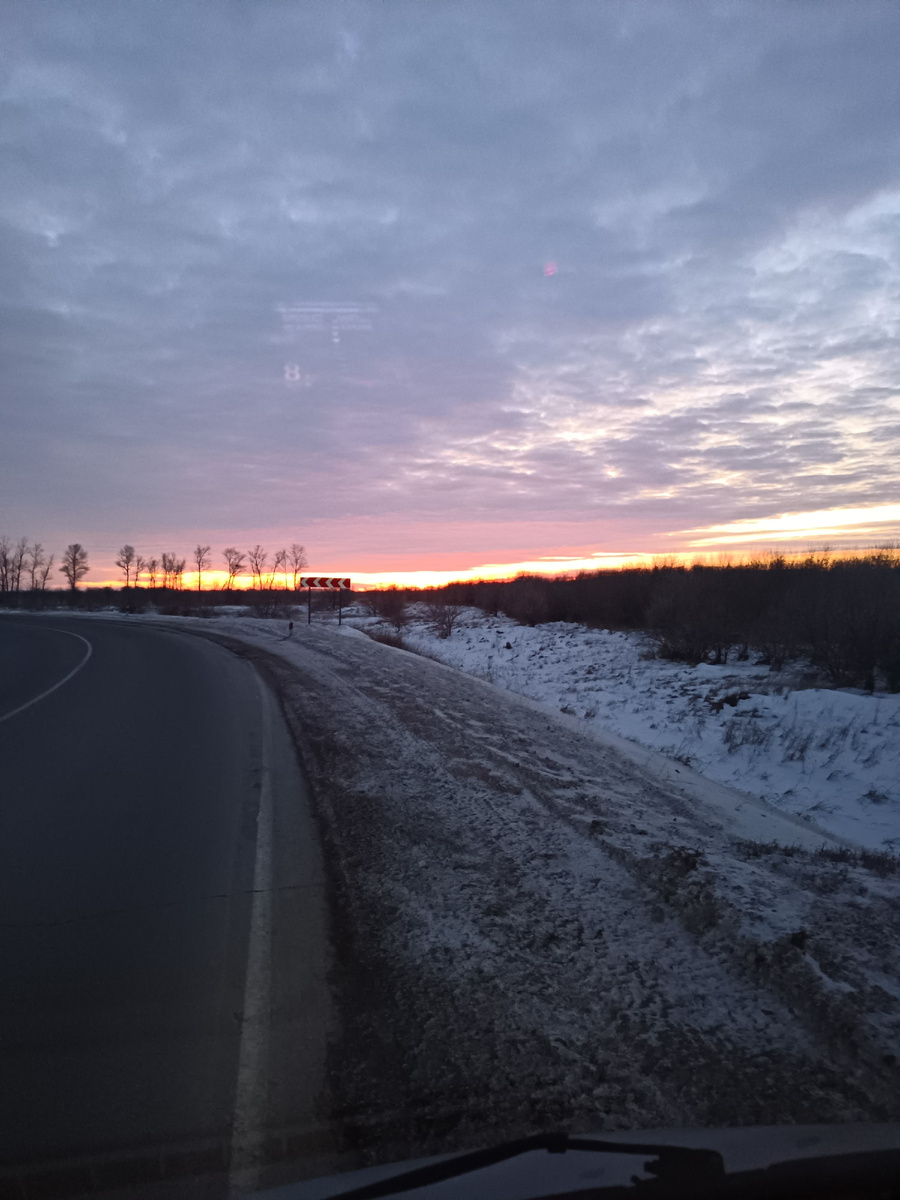 Едем по трассе