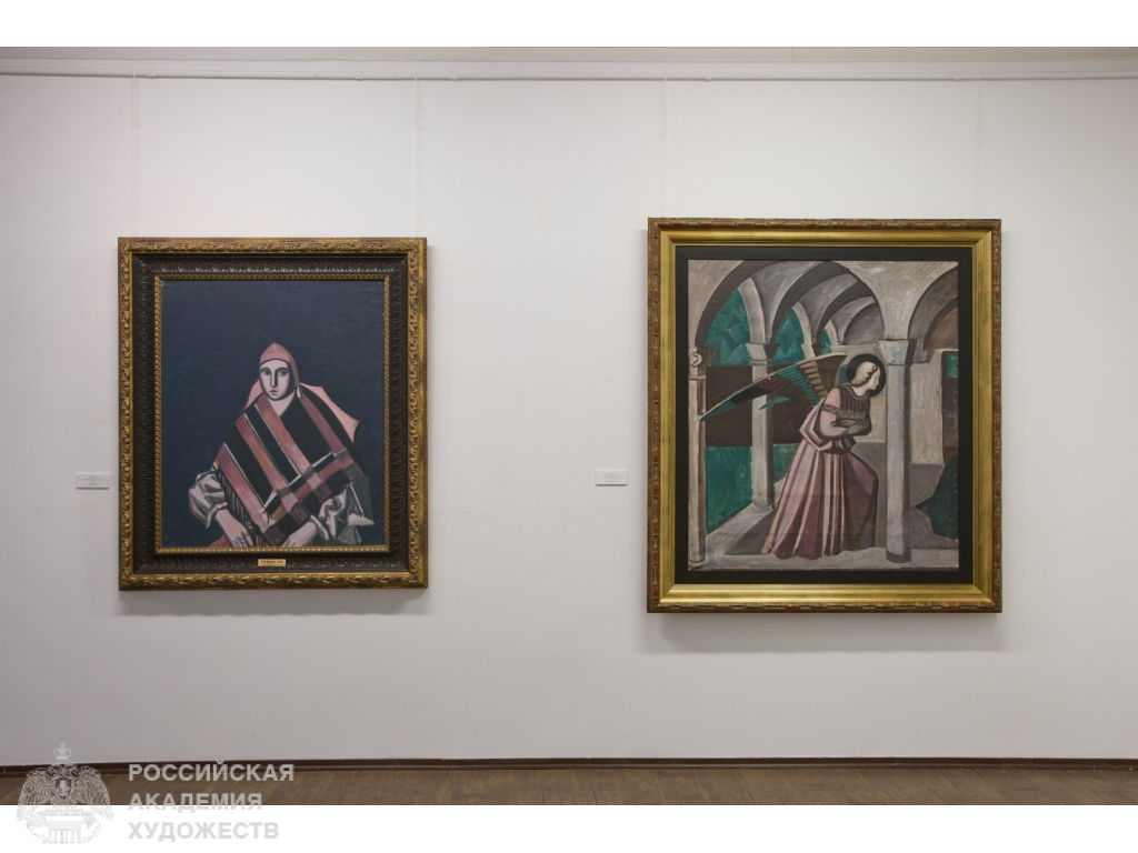 Произведения в экспозиции «Пространства Андрея Васнецова» в МВК РАХ Галерее искусства Зураба Церетели (Москва, Пречистенка, 19). Фото: Виктор Берёзкин, пресс-служба РАХ