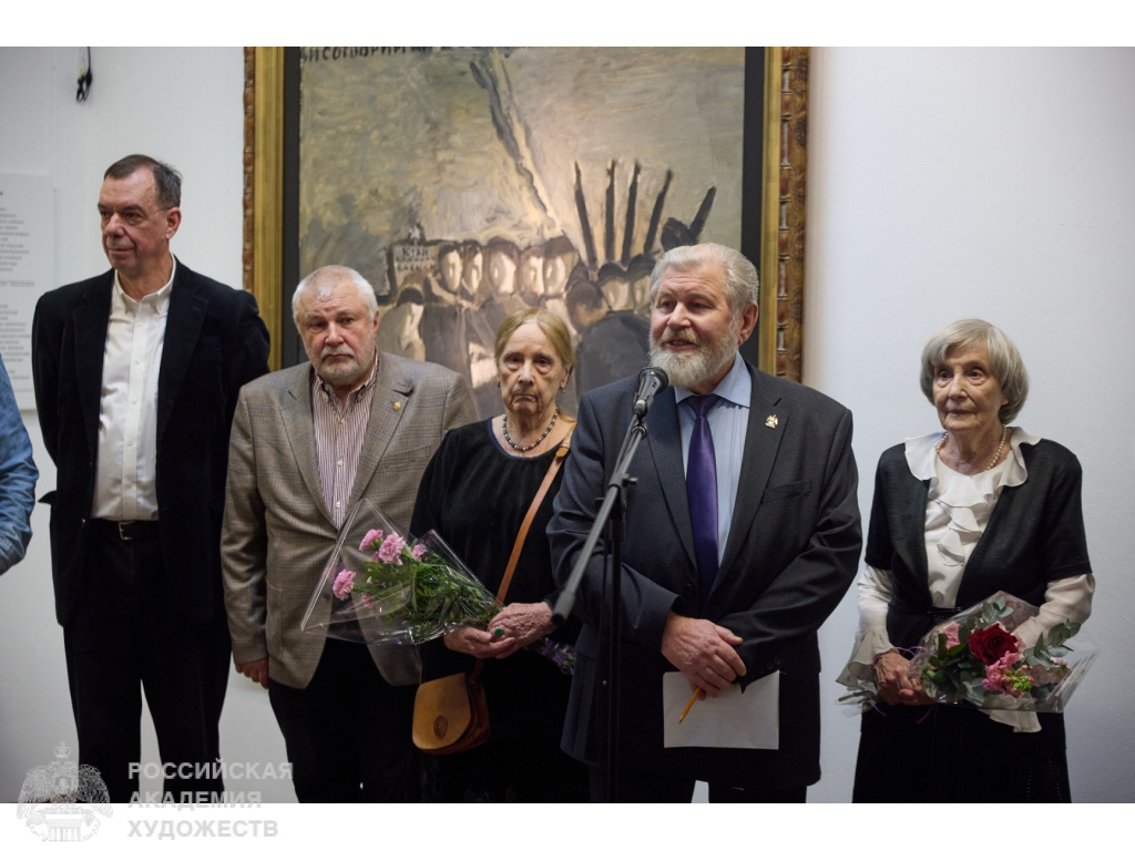 Открытие выставки «Пространства Андрея Васнецова» в МВК РАХ Галерее искусства Зураба Церетели (Москва, Пречистенка, 19). Фото: Виктор Берёзкин, пресс-служба РАХ