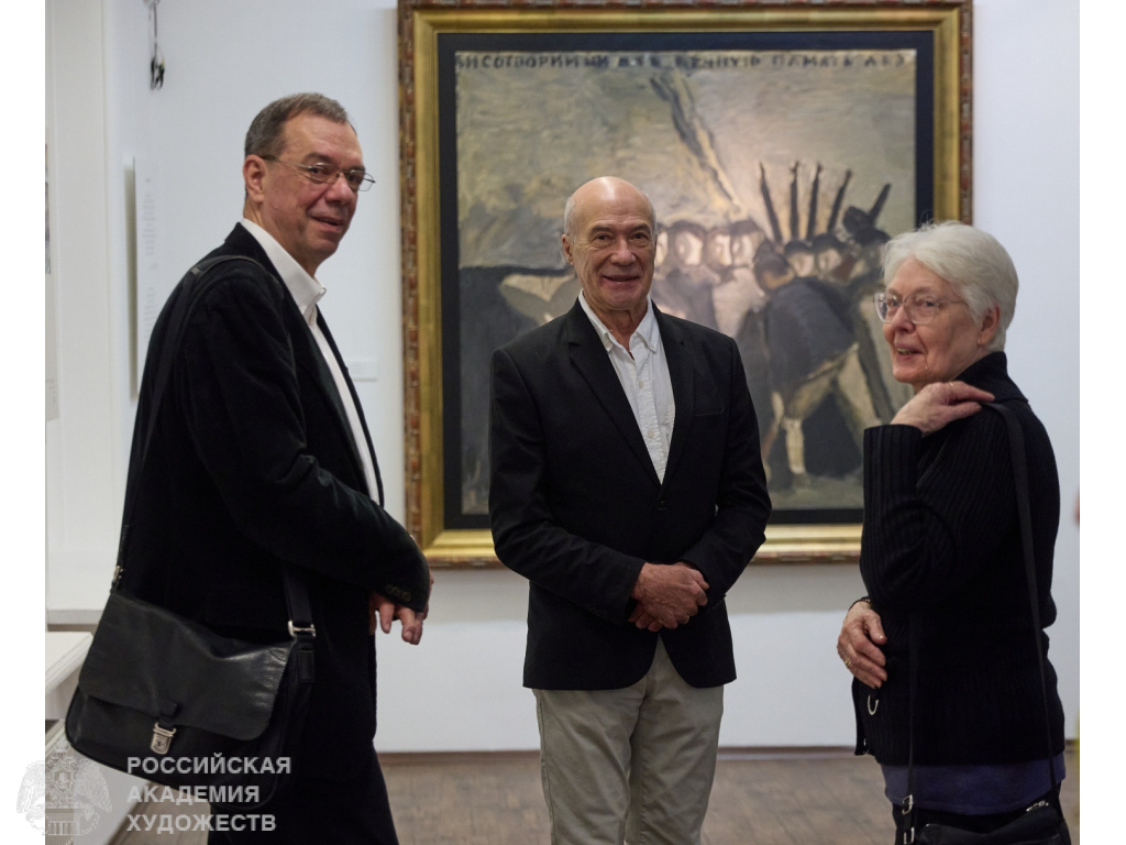 Вернисаж «Пространства Андрея Васнецова» в МВК РАХ Галерее искусства Зураба Церетели (Москва, Пречистенка, 19). Фото: Виктор Берёзкин, пресс-служба РАХ