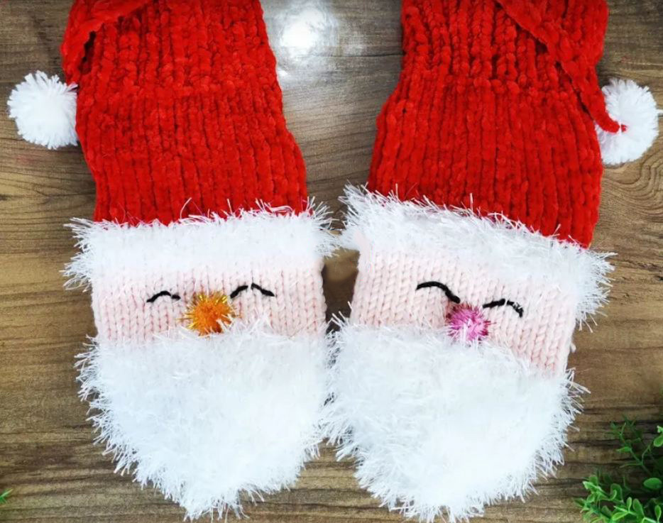    Новогодние носки спицами от Василисы   
Источник: Скриншот из видео