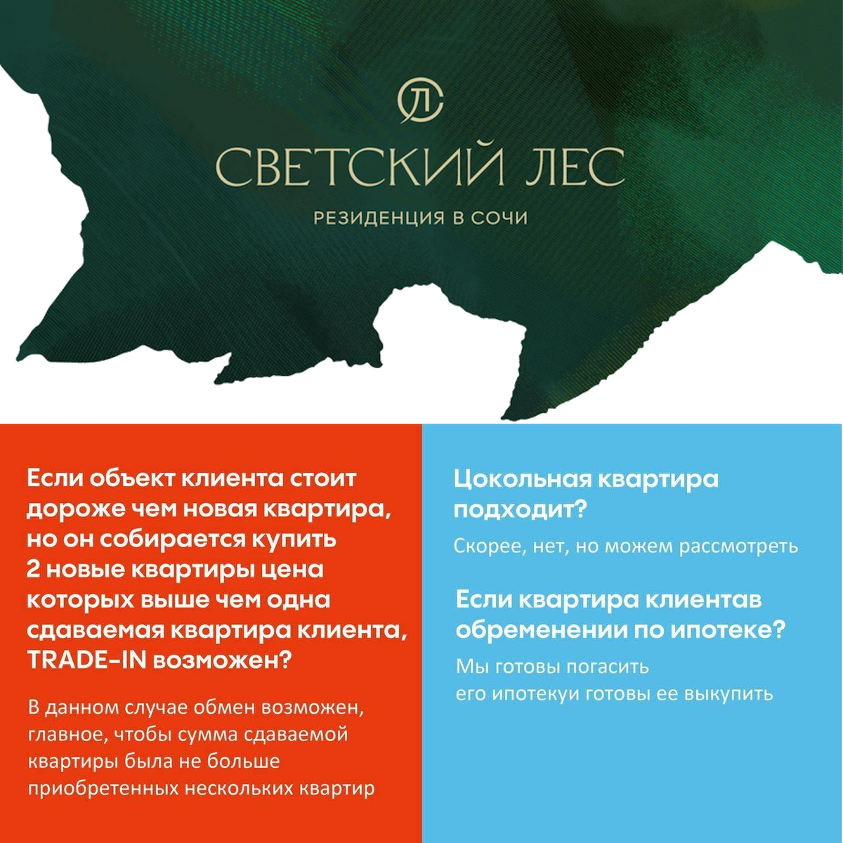 ЖК Светский лес в Сочи. ЧаВо часть 3