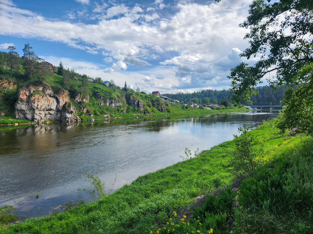 Урал, Челябинская область, река Ай, в районе поселка Межевое