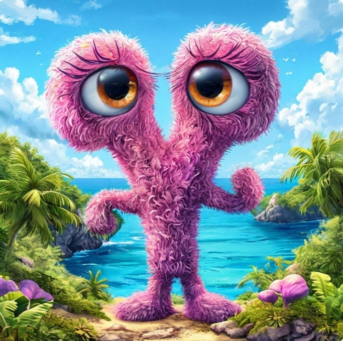 Житель острова буква У