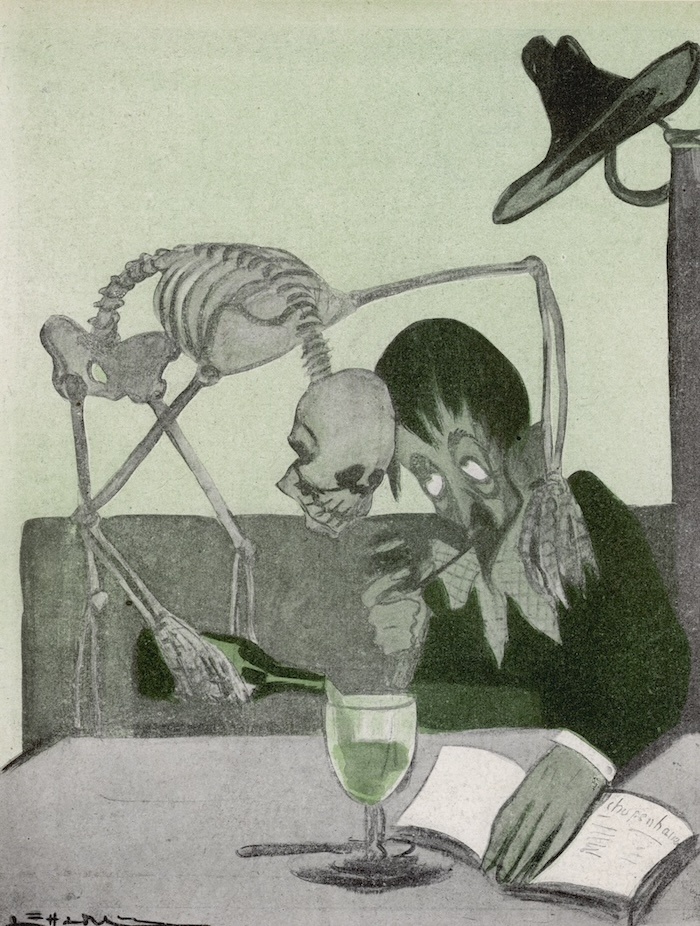 «Абсент», Леаль да Камара, L'Assiette au Beurre , 5 сентября 1903 года. 