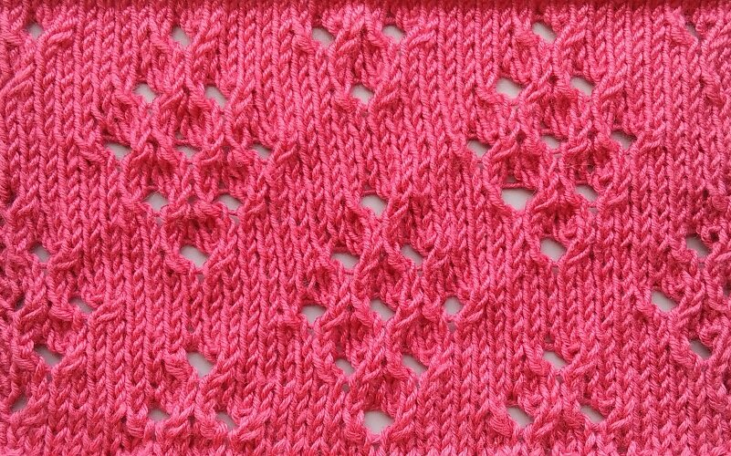 Лицевая сторона узора