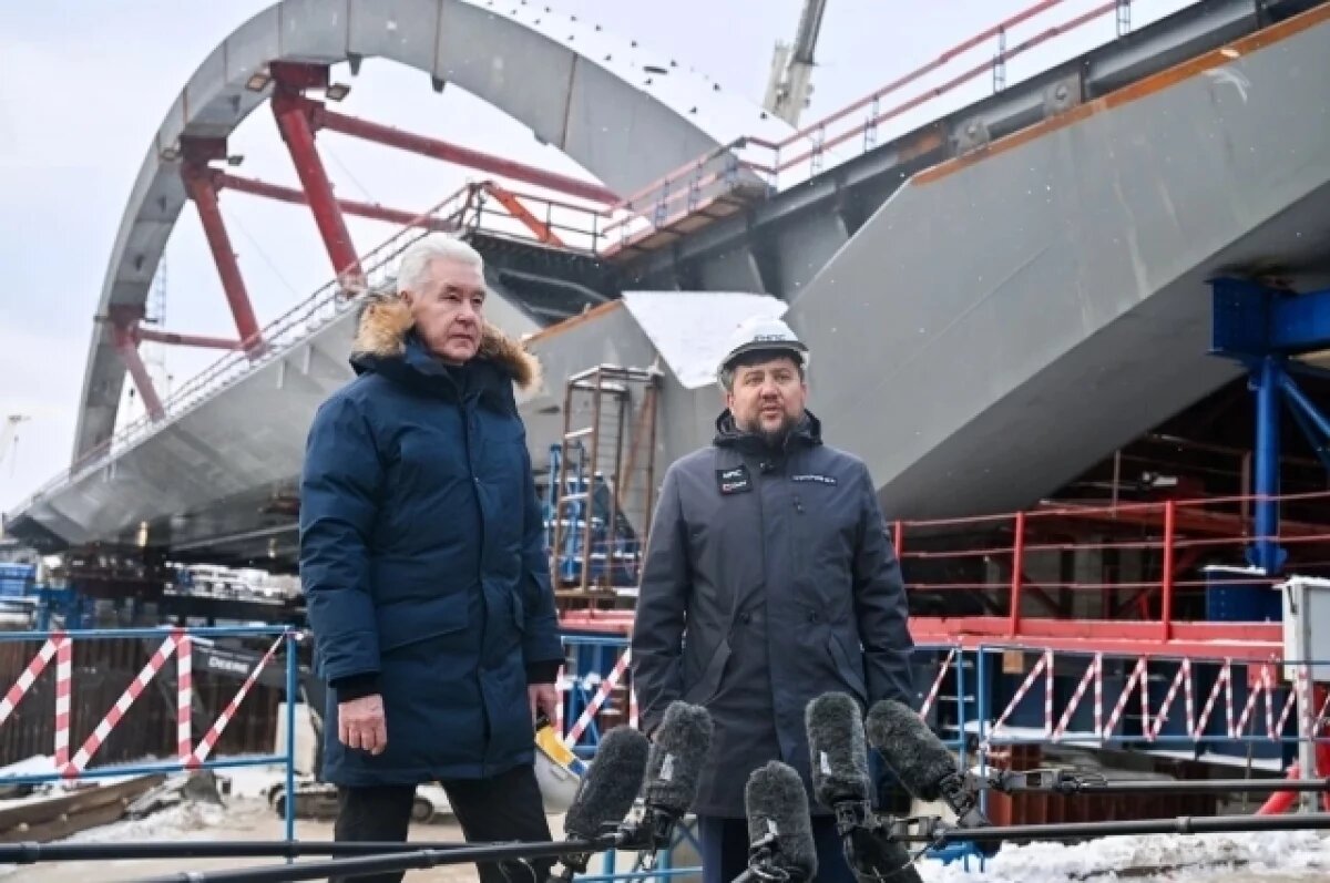    Собянин: мост через Москву-реку к Филевской пойме достроят в 2025 году