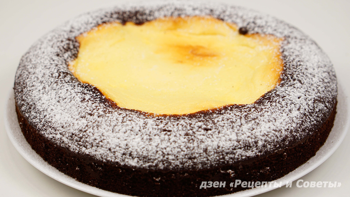 Шоколадная ватрушка. ( канал дзен "Рецепты и Советы")