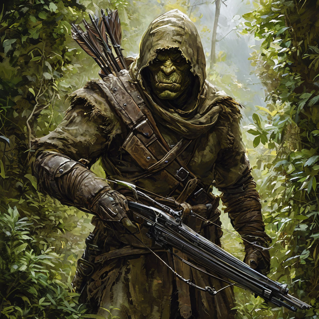 Добряков любил Природу, а Природа - любила Добрякова, укрывая его зелёное лицо от взглядов неприятеля.