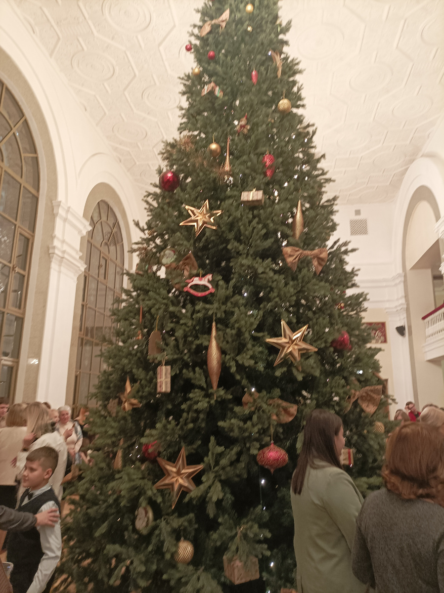 Красавица ёлка в театре