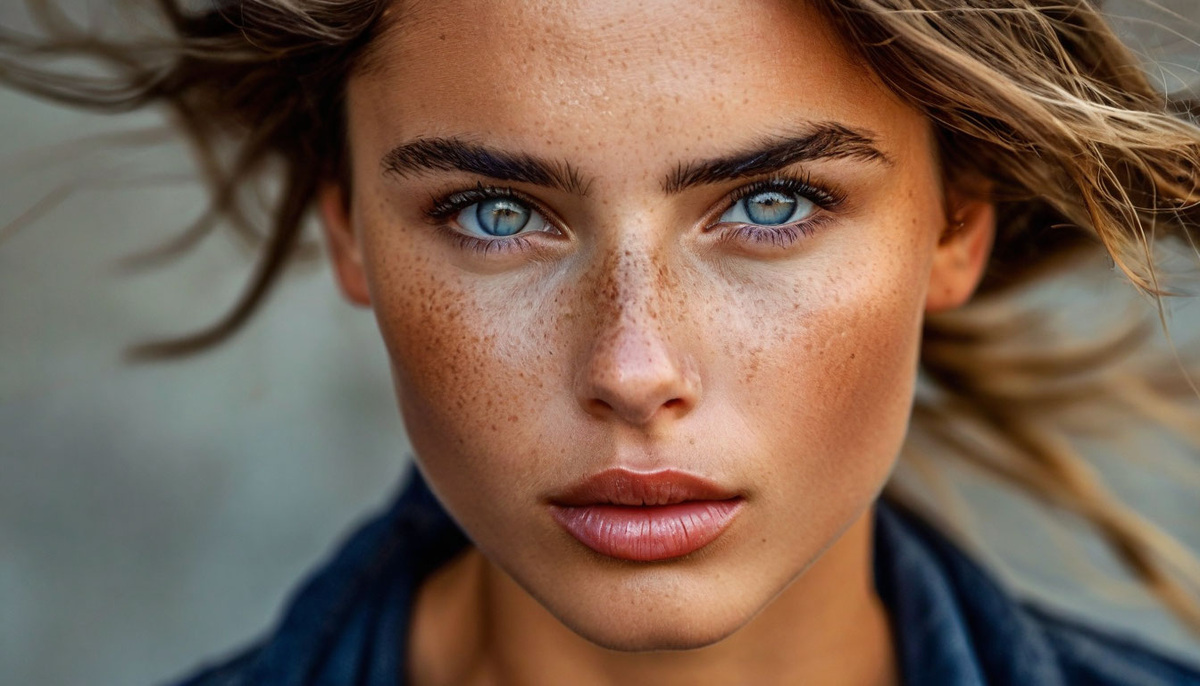 Фокус на движении, без акцента на лице или фигуре.