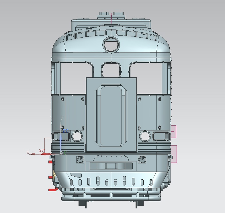 Рендер секции 2ТЭП60, иллюстрация мастерская BY Models