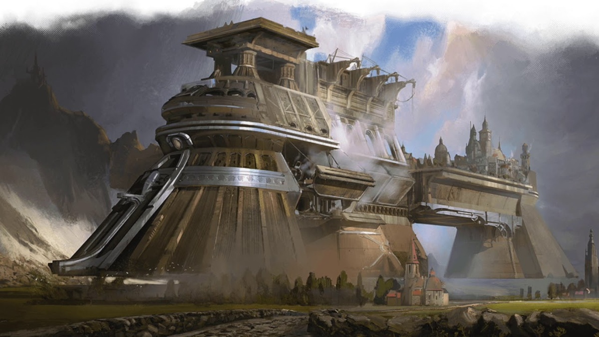 Аргонт - могучая парящая крепость Бреландии, бесценное оружие в Последней войне.