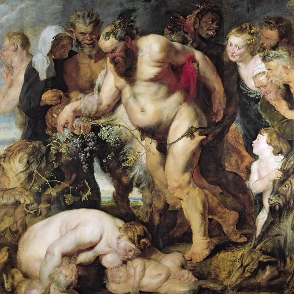 "Пьяный Силен" Рубенс (ок. 1618 - 1625 гг.) 