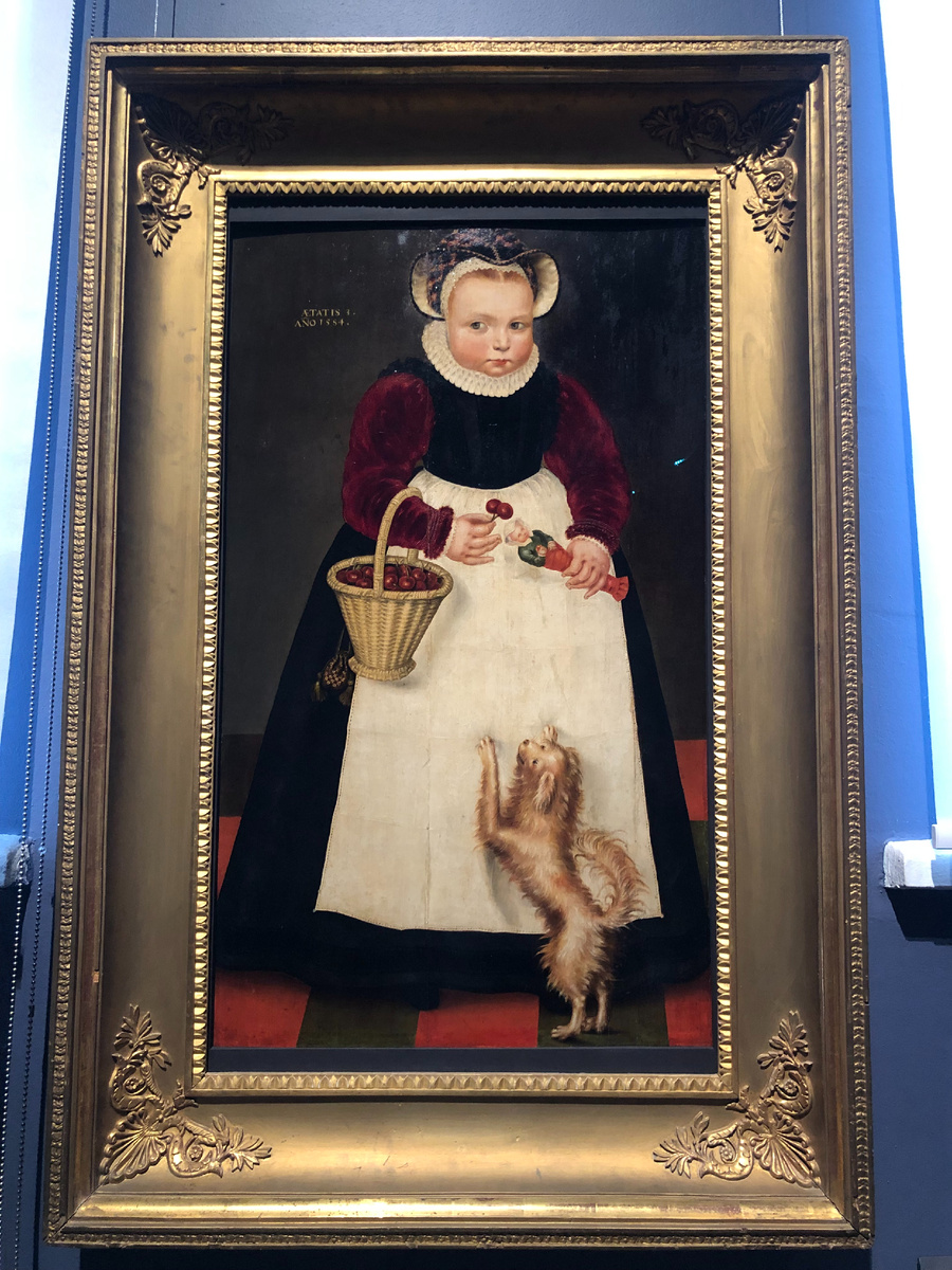 Изак Клас ван Сваненбюрг. Портрет девочки. Дерево, масло. 1584, ГМИИ им. А.С. Пушкина.