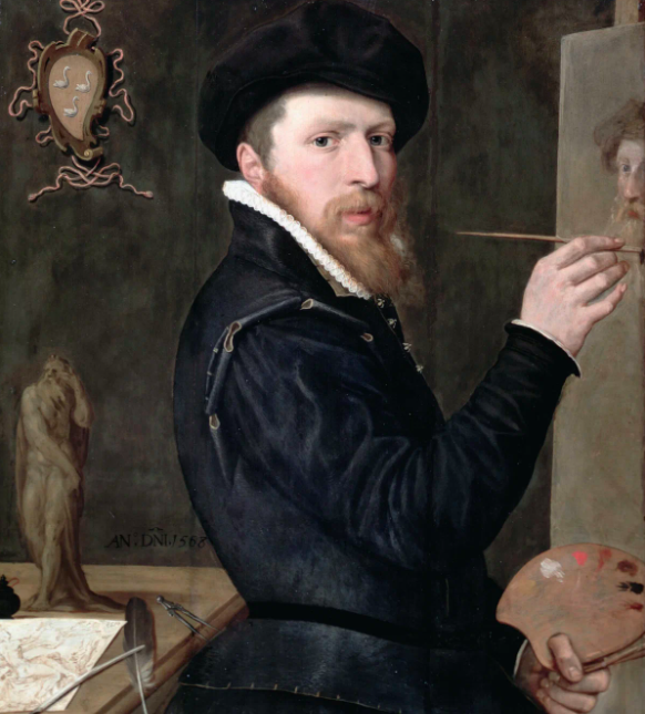 Изак Клас ван Сваненбюрг. Автопортрет. 1568. Museum De Lakenhal, Лейден.