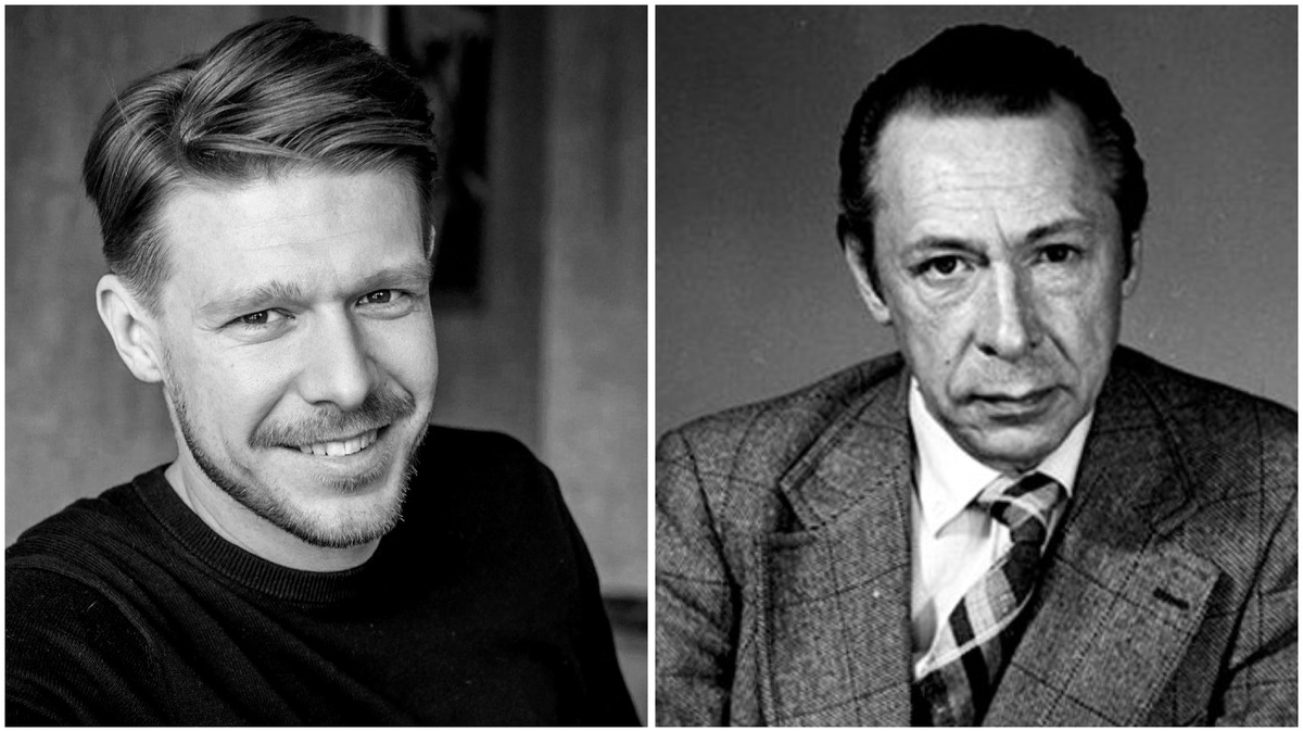 Никита Ефремов/ Олег Ефремов. Коллаж автора канала