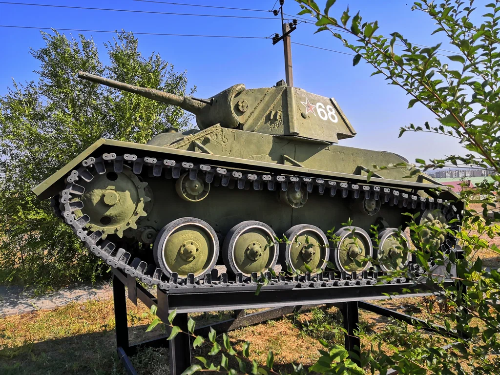 Т-70 как памятник самому себе. Волгоград