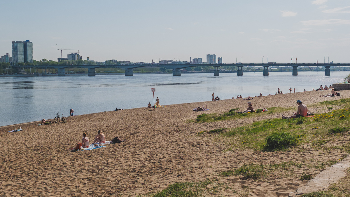 Пляж в Перми того времени... Яндекс-фото