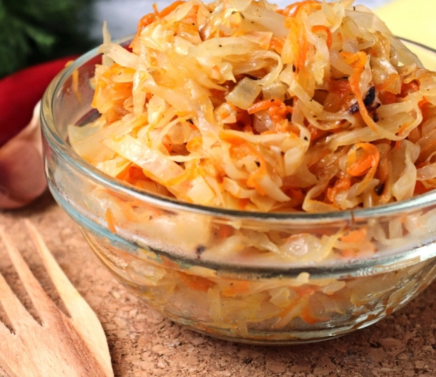 Капуста получилась очень вкусной, да ещё и полезной.