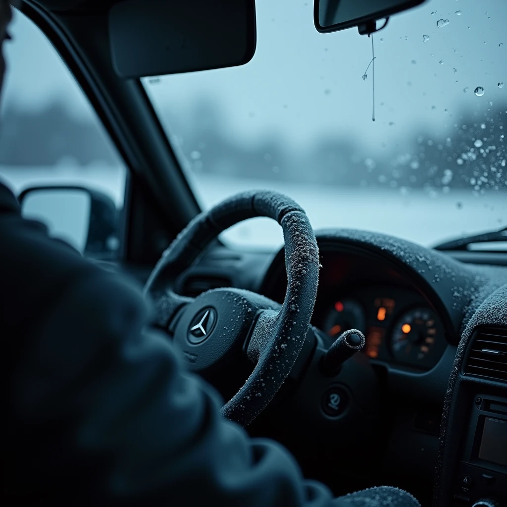 как быстро сделать салон тёплым, не замёрзнув самому?