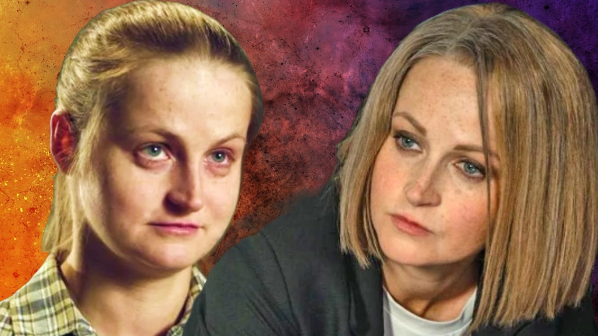 Яна Сексте в сериале «Внутри убийцы» (справа): стрижка каре и новый цвет волос актриы