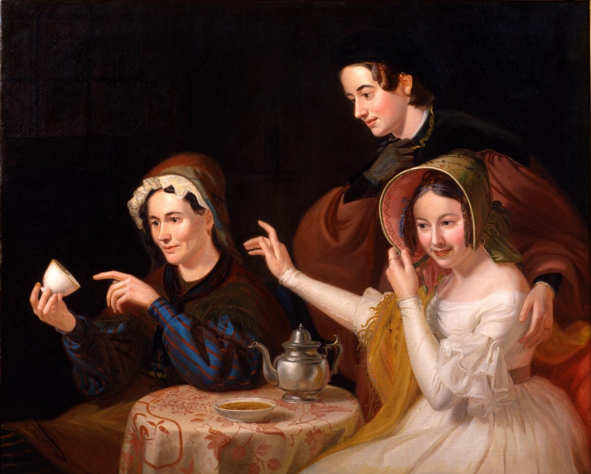 Уильям Сидней Маунт. Гадание на кофейной гуще. 1838