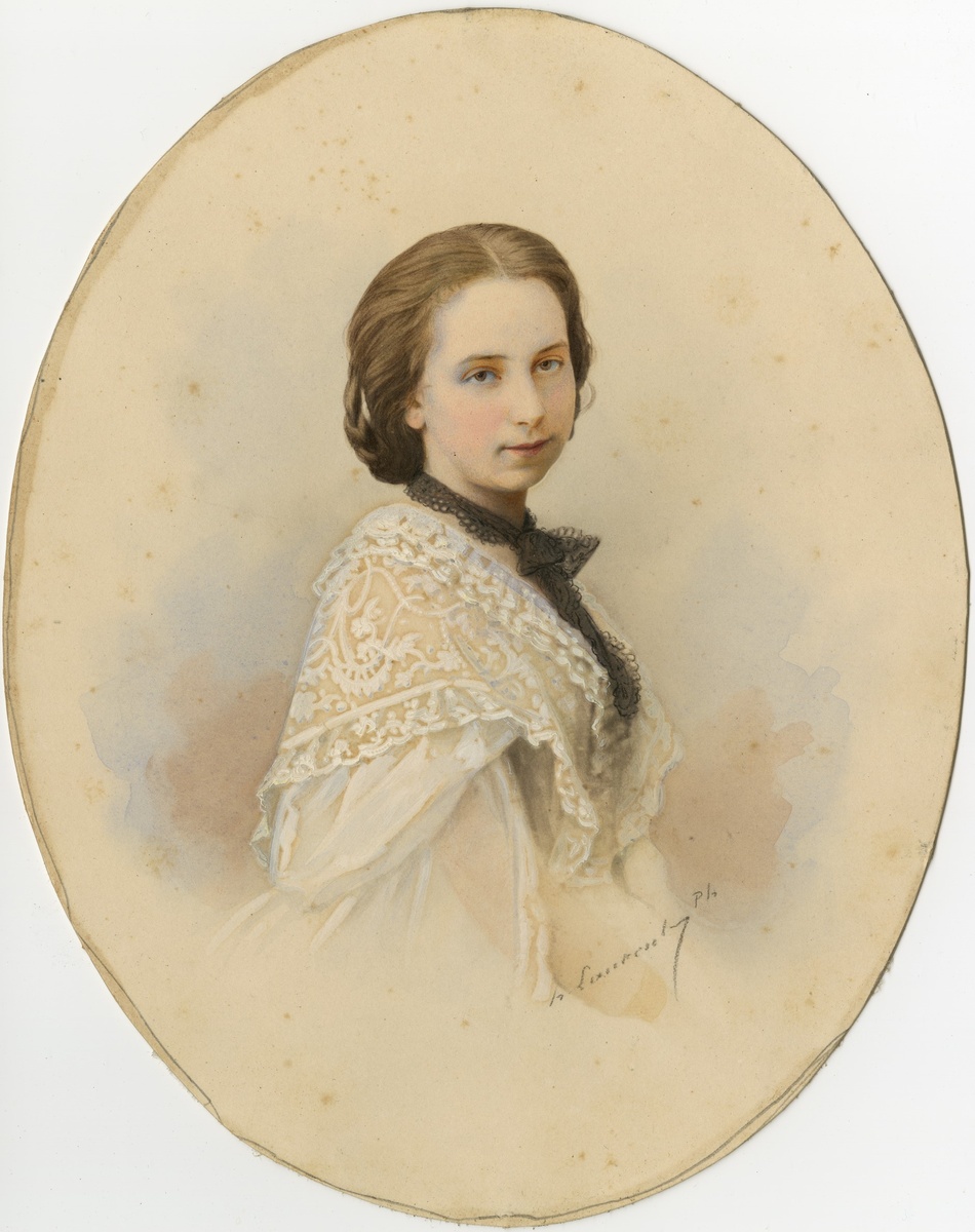 Мария Фёдоровна Бирилёва, урожд. Тютчева. Россия. 1860-е гг. Бумага, фотопечать