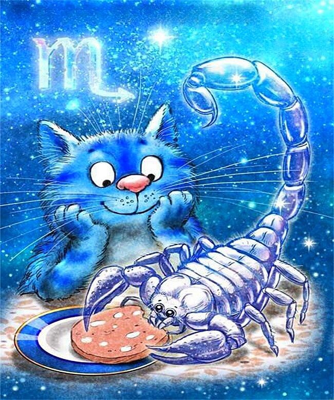 Синие коты от Рины Зенюк