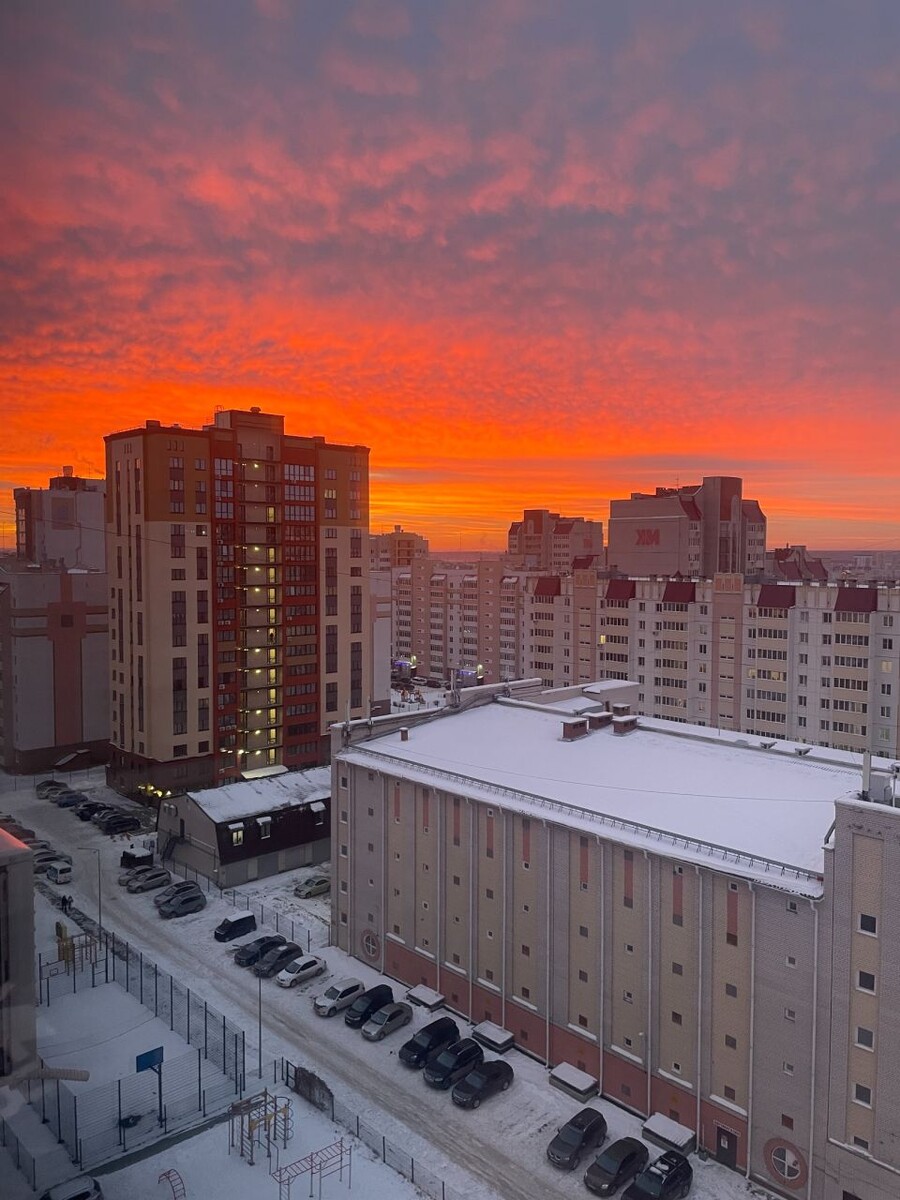    Рассвет в Барнауле. Источник: Виталий Барабаш