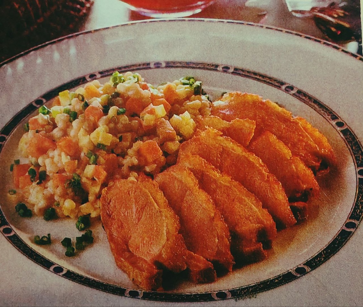 Утиная грудка с перловой кашей#