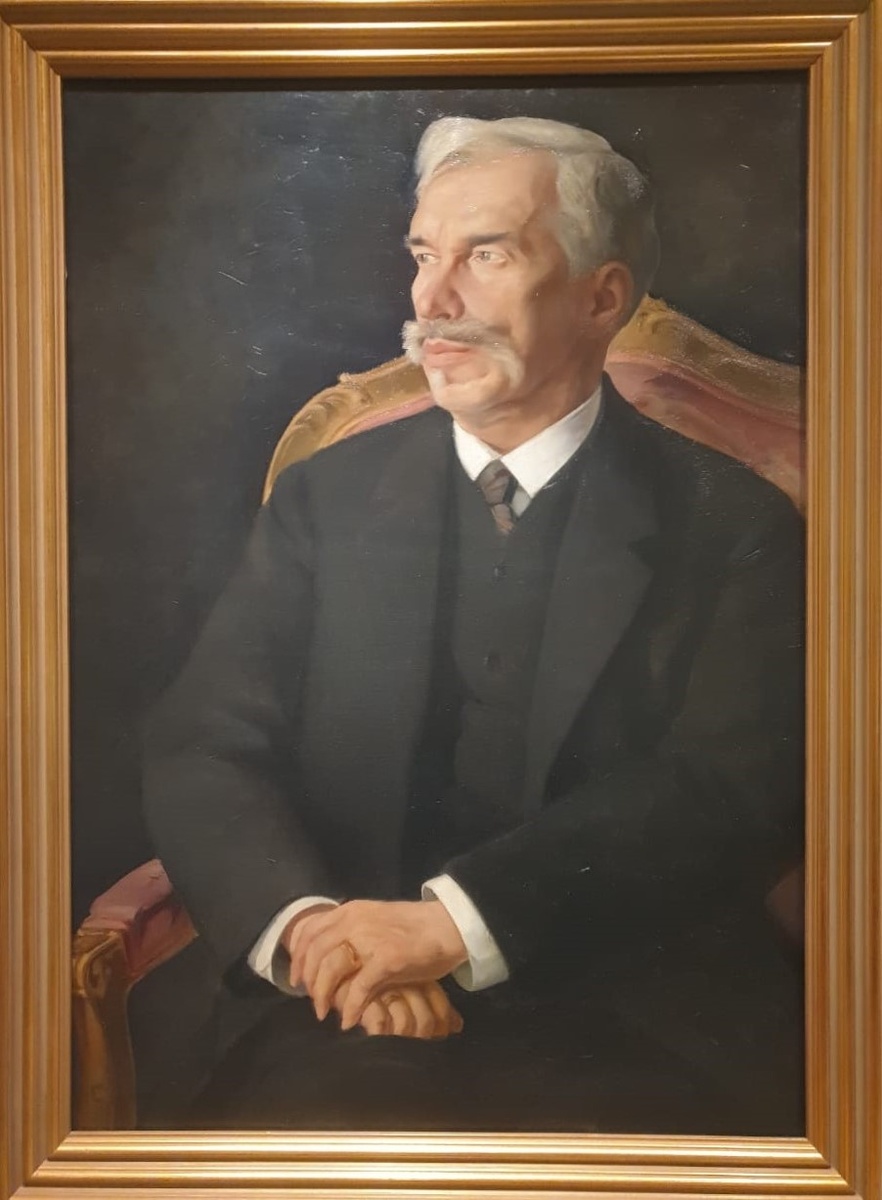 Дмитрий Мельников Портрет Сергея Ивановича Щукина 1913-1915 холст, масло