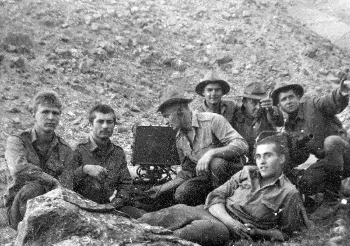 Мармольское ущелье. 1984 год. 3 застава ММГ-1 в/ч 2099 Погранвойск КГБ СССР