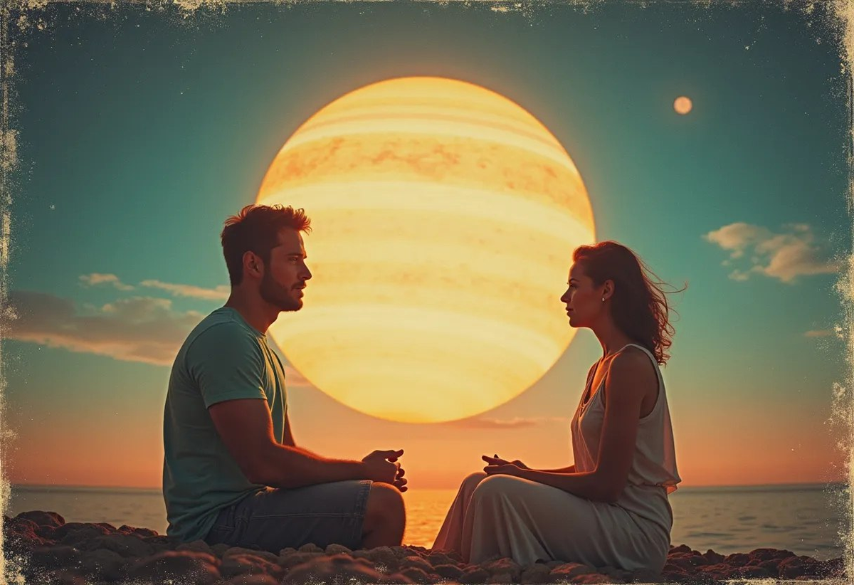 Иллюстрация — Звёзды над городом