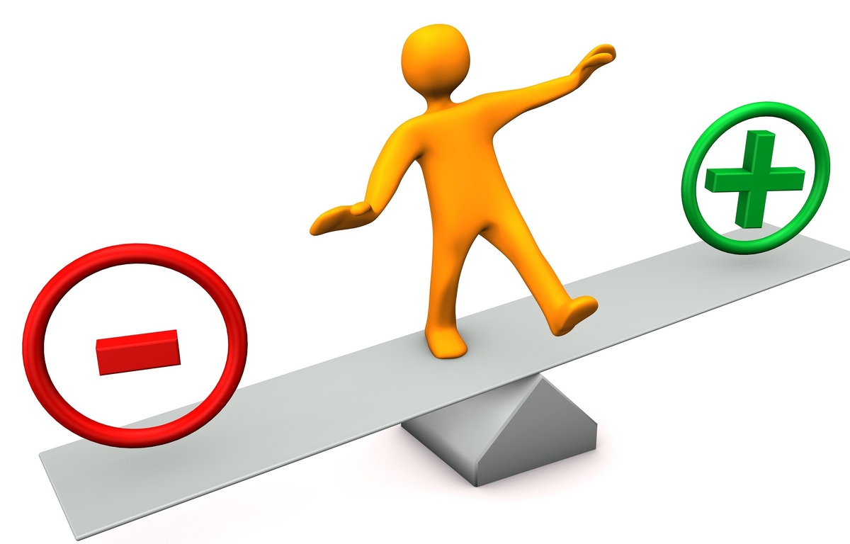 Отрицательное значение.