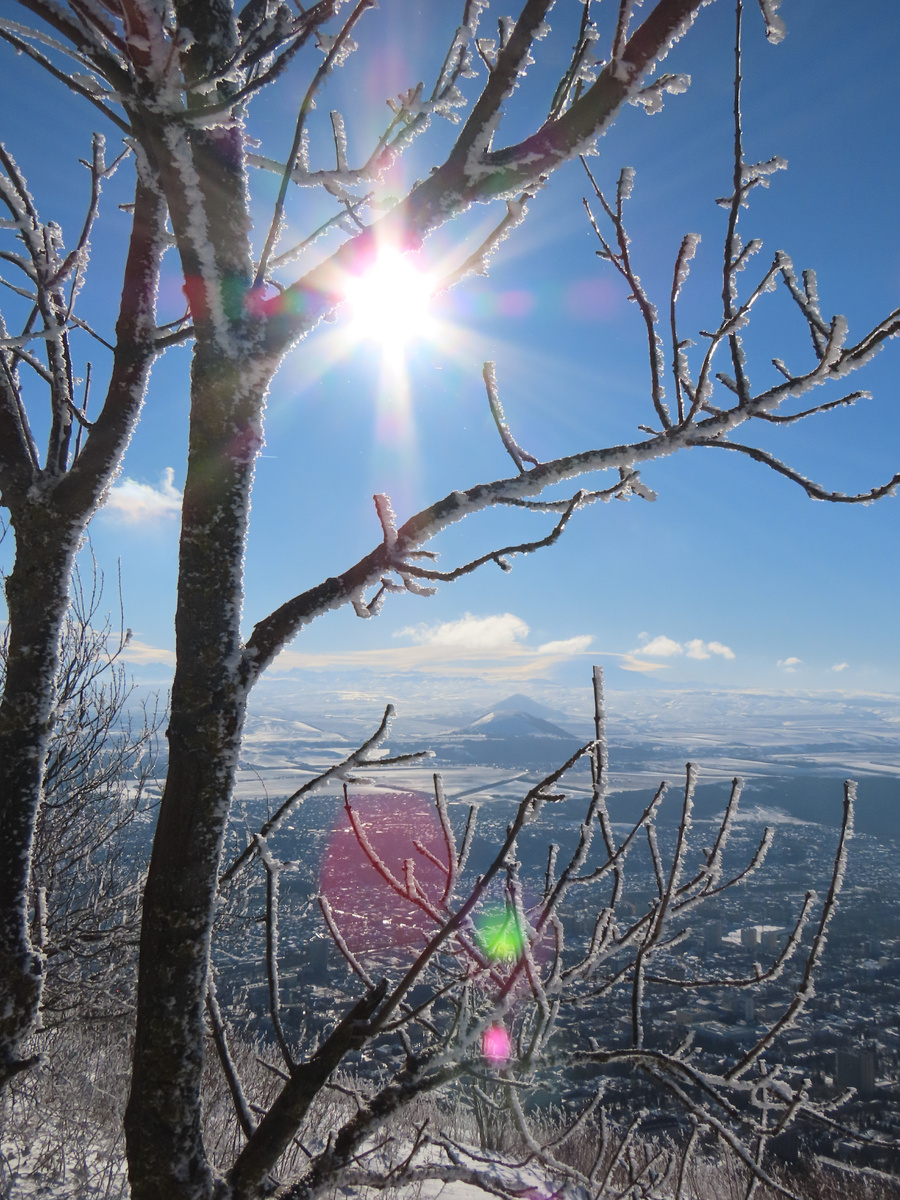 На вершине Машука (декабрь 2024 года)