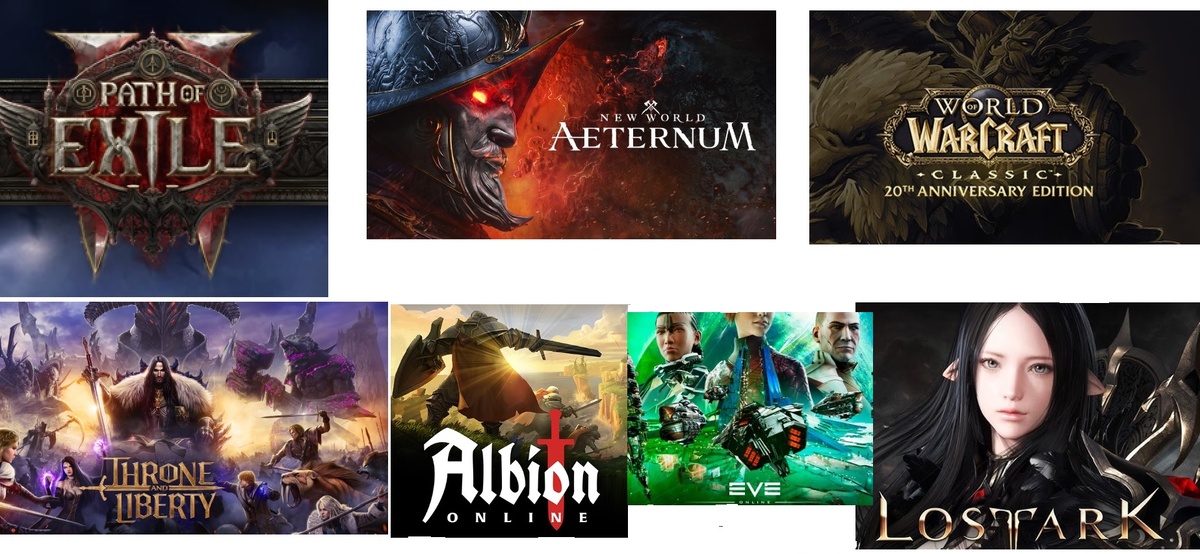 Каждый год выходит от 3 до 6 крупных mmorpg игр, в которые можно играть, помимо игры они приносят ещё деньги, потому что все игры онлайн, игроки соревнуясь между собой, идут покупать у других игроков предметы, валюту, ценности что бы стать сильней.