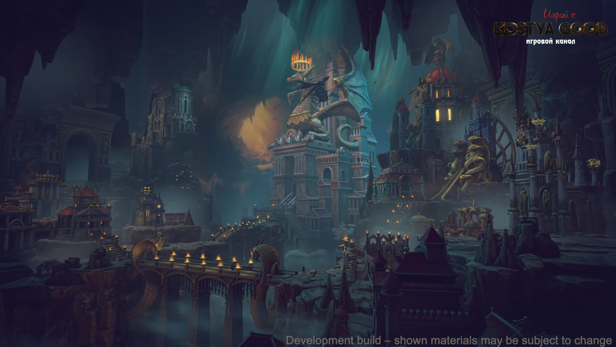 Внешний вид замка и построек в нем | Фракция - Подземелье | Heroes of Might & Magic: Olden Era