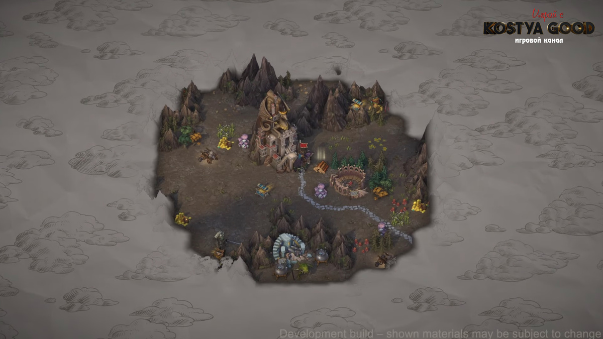 Внешний вид замка | Фракция - Подземелье | Heroes of Might & Magic: Olden Era