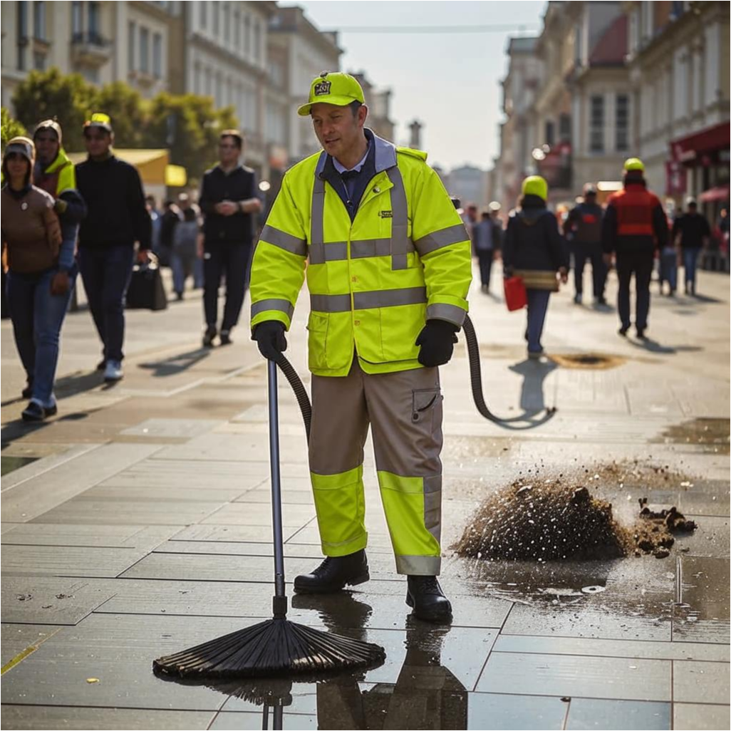 клинер по уборке территории
