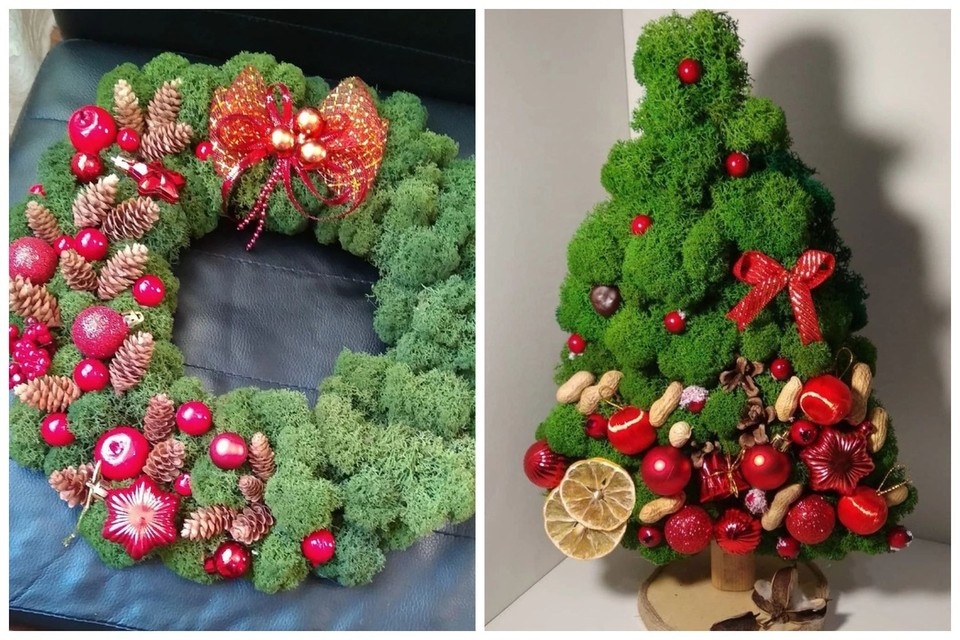    Ростовские мастера создают новогоднюю красоту из стабилизированного мха из архива героя публикации