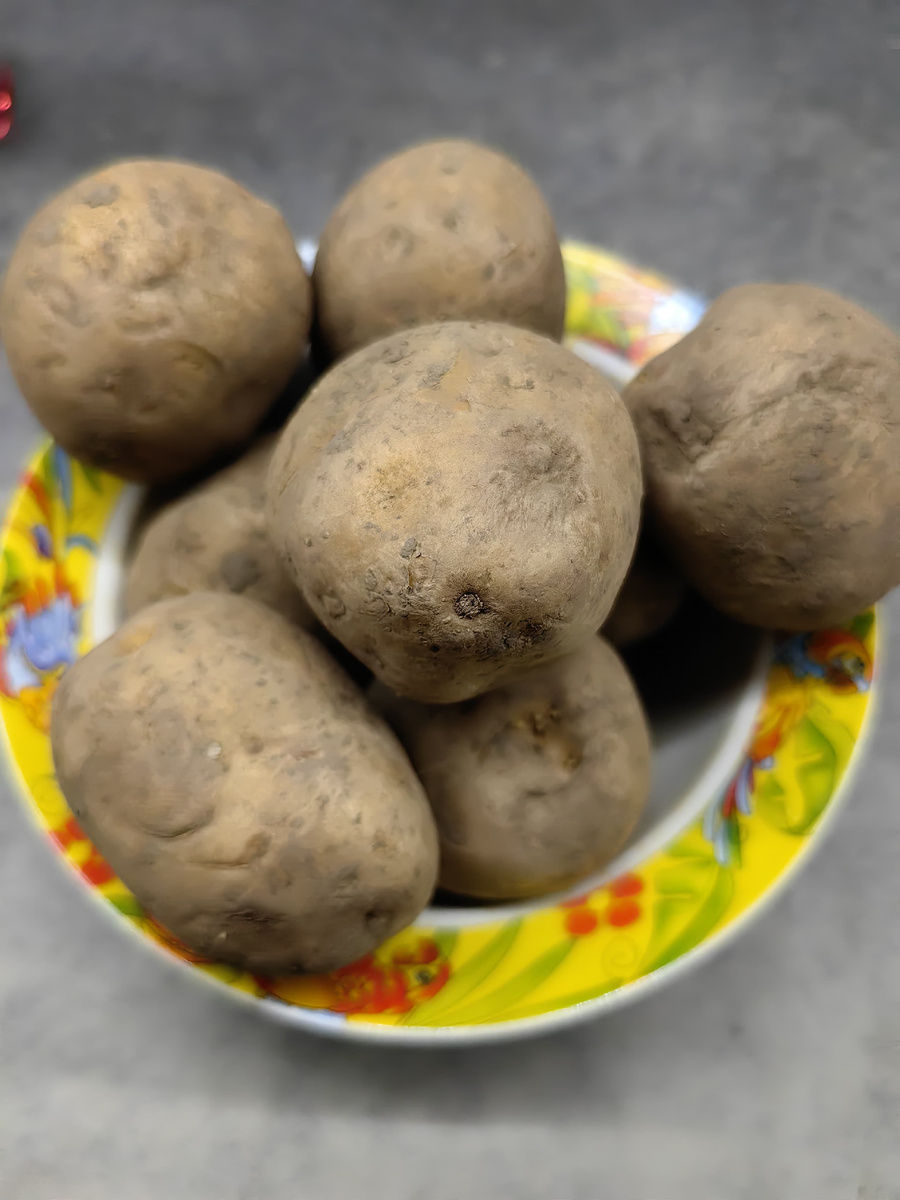 на всю чашу плотно ушло 8 средних картофелин. 