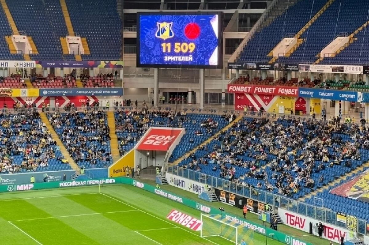    «Ростов» вошёл в топ-3 по количеству ударов по воротам на Чемпионате России