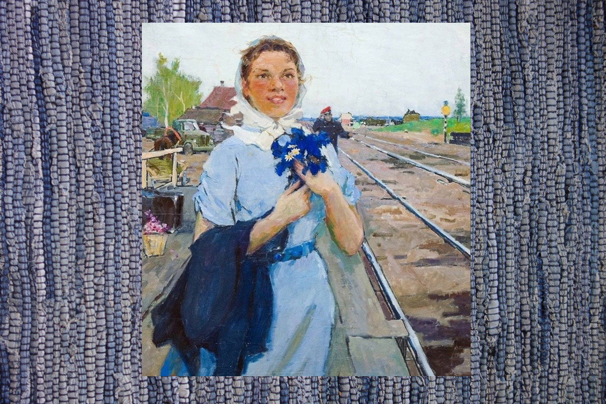 "В ожидании". Художник  В.Ф. Васин